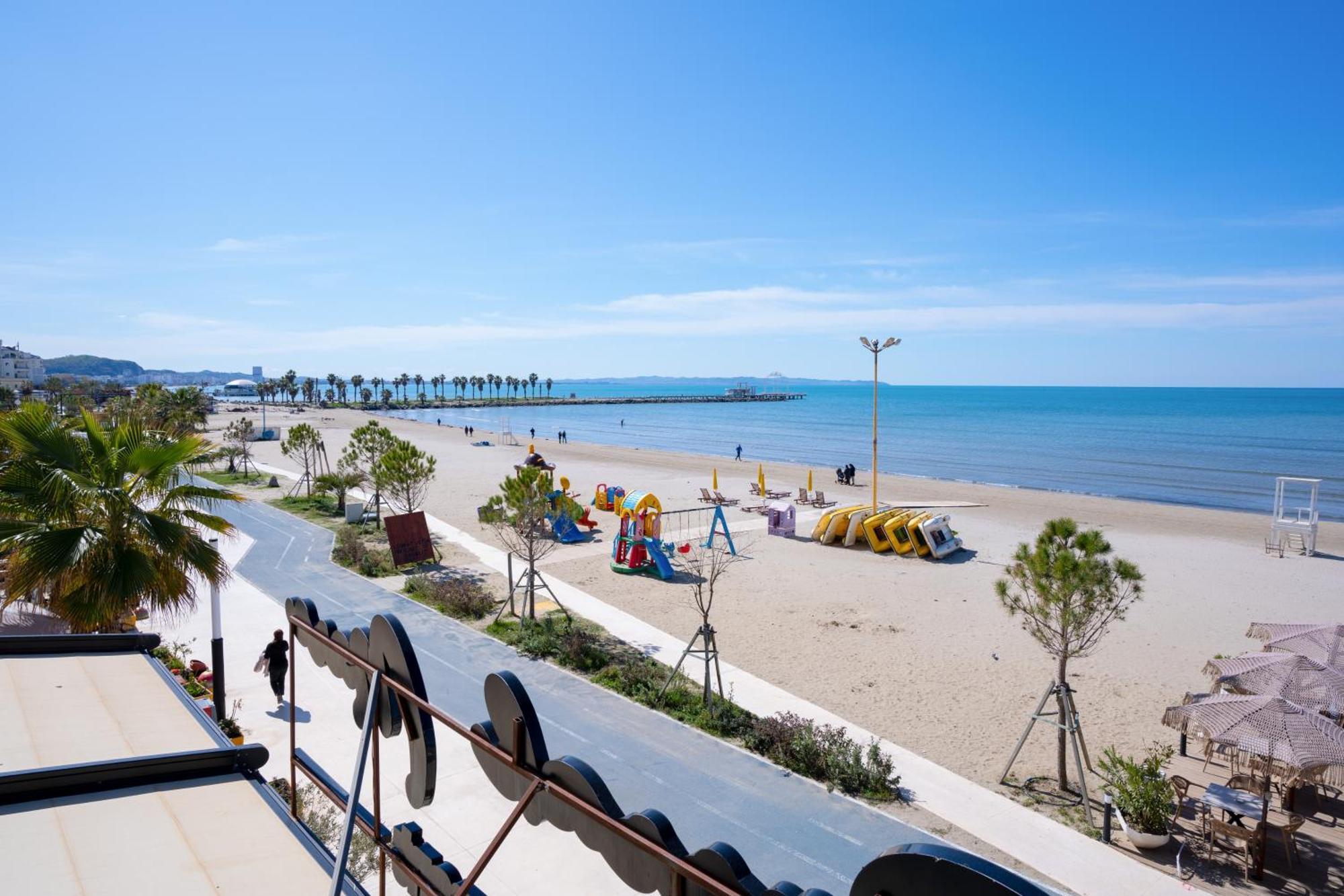 Sea View-Apartment On The Beach - Durrs2 Durres Exterior photo